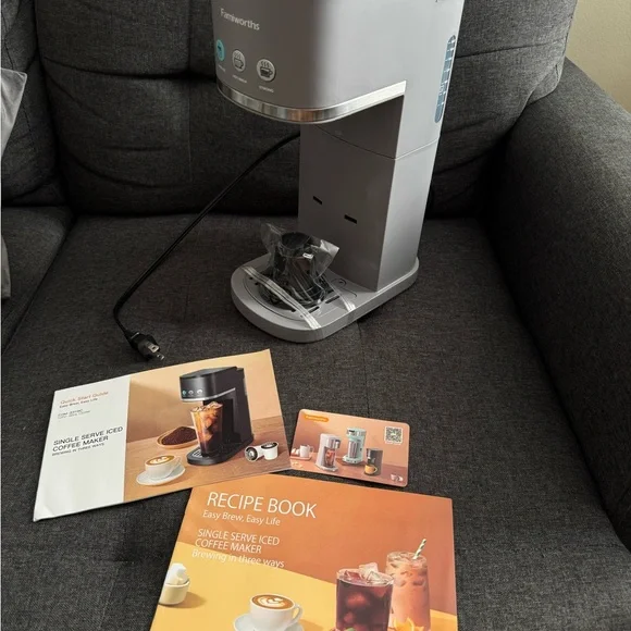 Famiworths Gray Coffee Maker - Picture 2 of 8